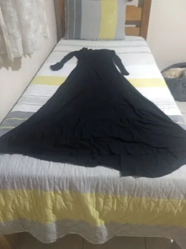Vende-se Vestido longo preto tamanho P