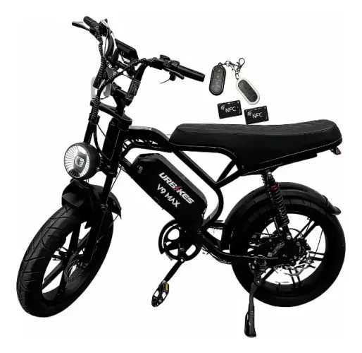 Bicicleta Bike Eletrica V9 Max 1000w 48km Freio Hidraulico