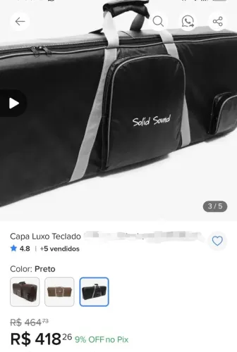 Bag para controlador de 49 teclas.