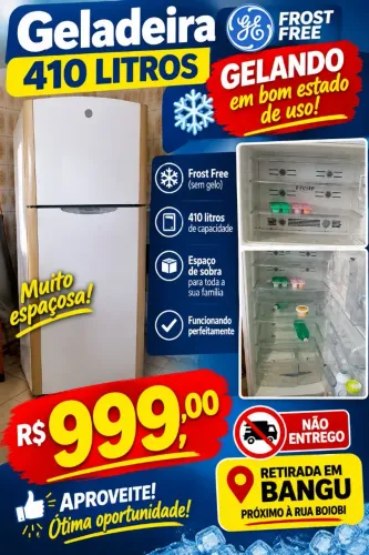 Geladeira GE Frosfree 410 Litros