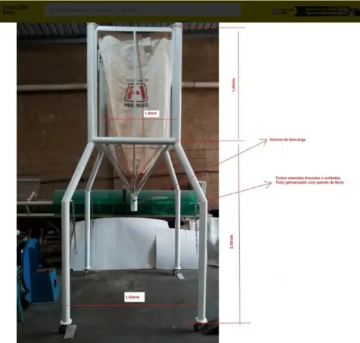 Silo Para Big Bag 1000 Kg