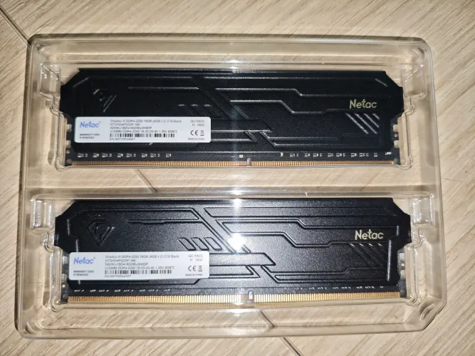 MEMÓRIA RAM 16GB (8X2) NETAC SHADOW III