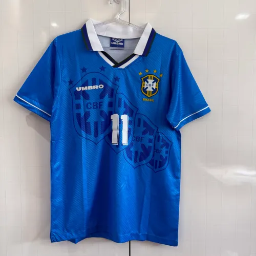 Camisa Brasil 1994 Azul Retrô - 11 Romário
