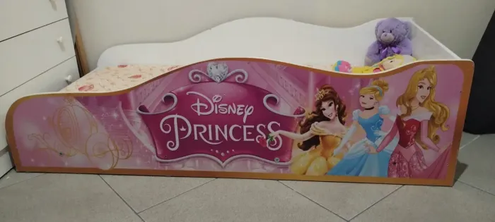 Mini-cama princesas com colchão 