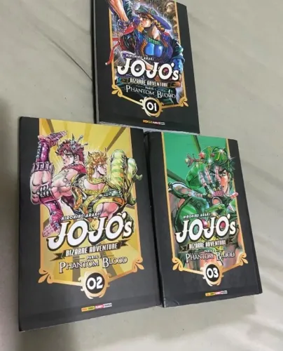 manga JoJo Bizarre Adventure Phantom Blood edição 1,2 e 3.