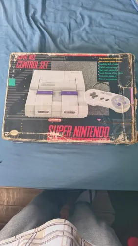 Super Nintendo Na Caixa Completo Com Vita Everdrive Aceitamos OLX PAY