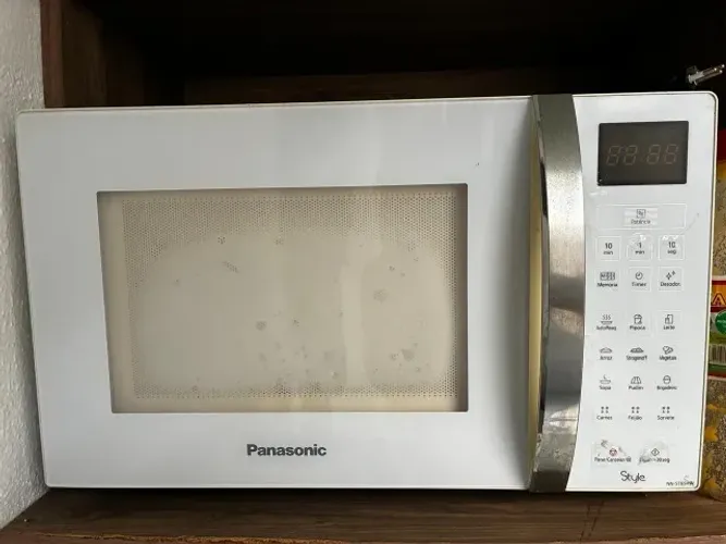 Microondas Panasonic 32l, Branco, Semi-novo!