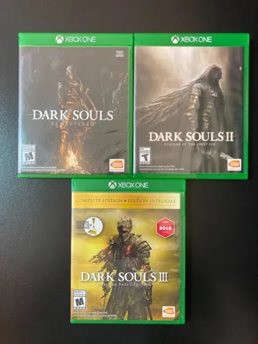 Coleção Dark Souls Xbox One Originais (Faço envio)