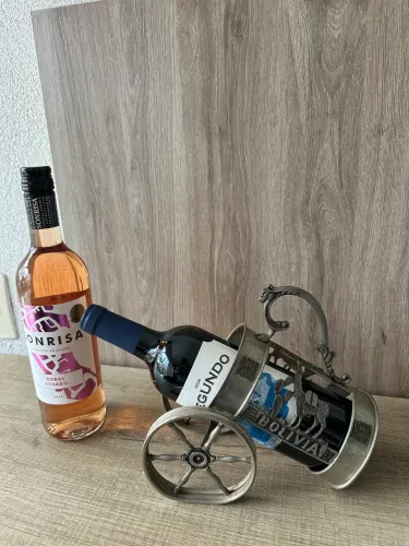 porta garrafa vinho champagne cerveja Bolívia importado raro difícil de encontrar Cambuí