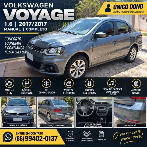 Volkswagen Voyage Comf/highli. 1.6 MI T.flex 8V 4P 2017