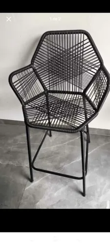 Banqueta Tropicália alta para balcão bancada cozinha