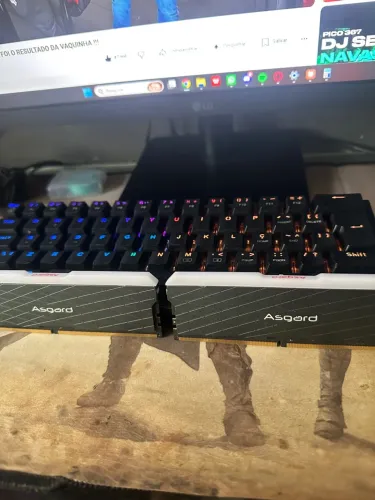 Memoria Ram asgard 16gb 2 pentes de 8gb