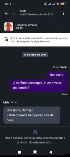 Essa mulher vem dando golpes cuidado