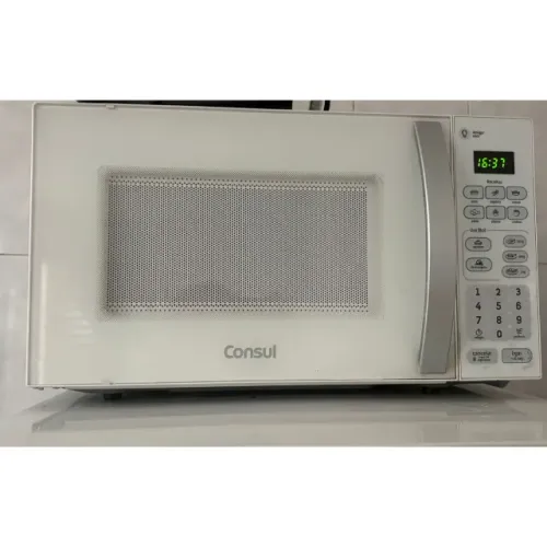 Micro Ondas 20 Litros 10 Níveis De Potência Cma20bb Consul Branco - 110v