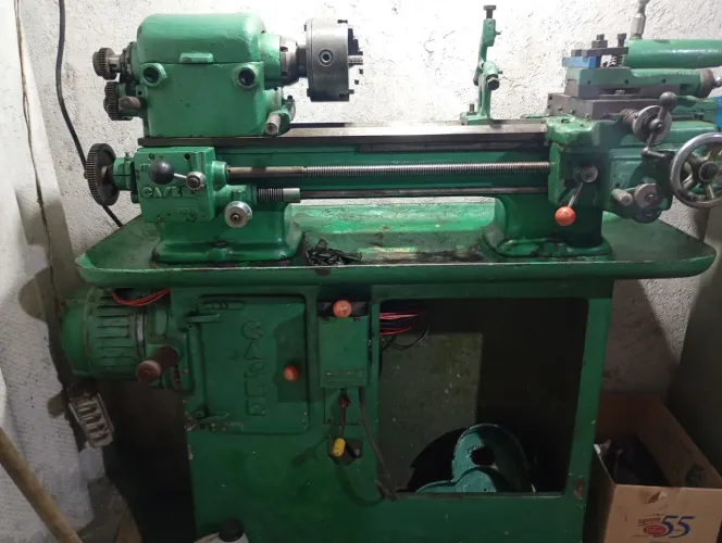 Mini torno mecânico