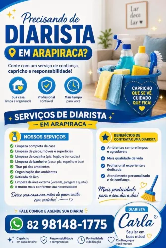 Faxina e Diarista Arapiraca