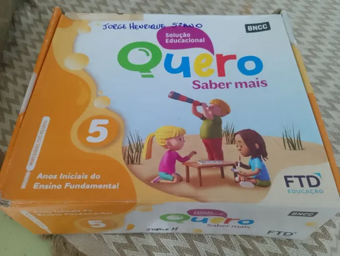 Kit de livro Quero Saber mais 5° ano