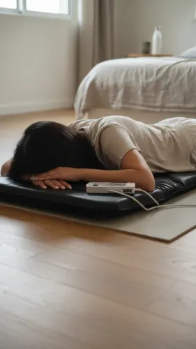 COLCHONETE DE MASSAGEM - MASSAGEADOR ELÉTRICO + CONTROLE