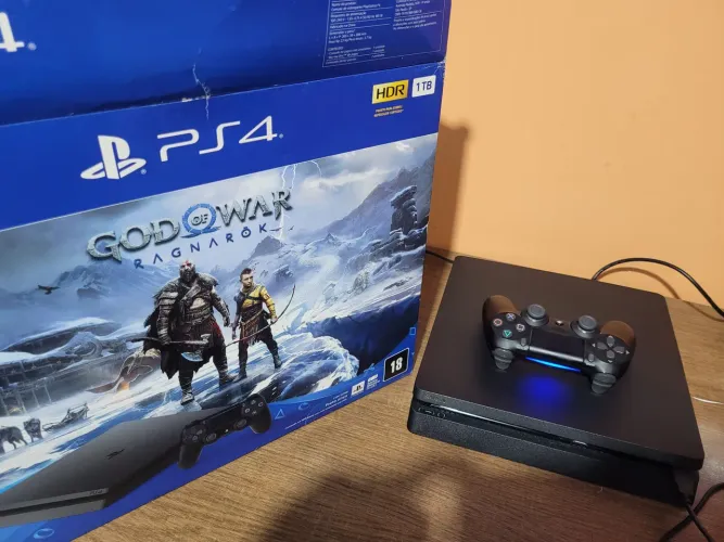 Ps4 1TB mídia física e digital