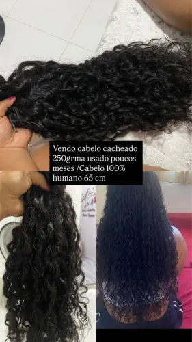 Vendo cabelo humano 250 grama 