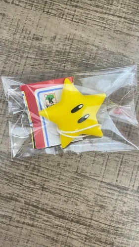 Estrela Super Mário Coleção Kinder 