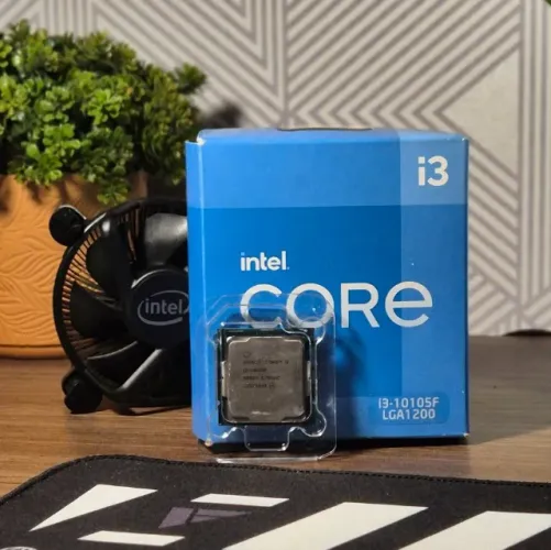 Intel Core i3-10105F + Cooler Box - Na caixa + Garantia - E2J5W
