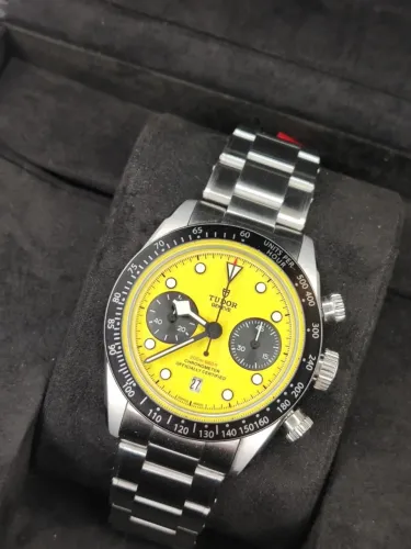Relogio Tudor Black Bay ZF "Bumblebee" Super Clone RECEBEU VOCE PAGA 10X SEM JURO