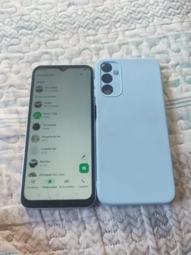 Samsung a14 tem 2 trinco troco por kit prata 