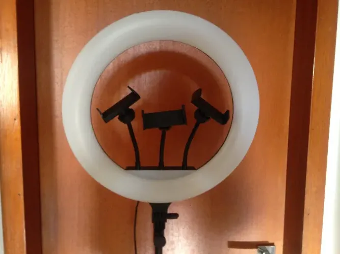 Ring Light Anel para 3 celulares