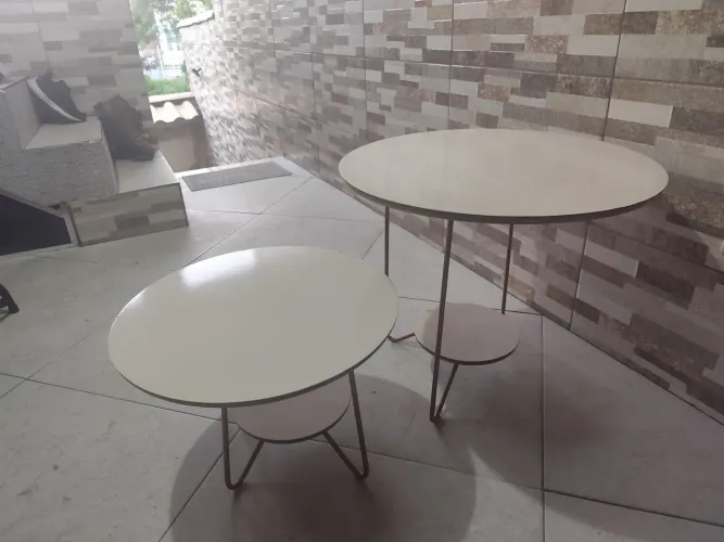 Conjunto de mesa de centro/ canto