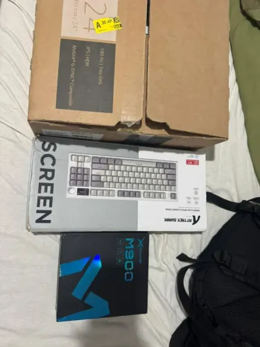 KIT COM MONITOR 180hz - TECLADO MECÂNICO - MOUSE