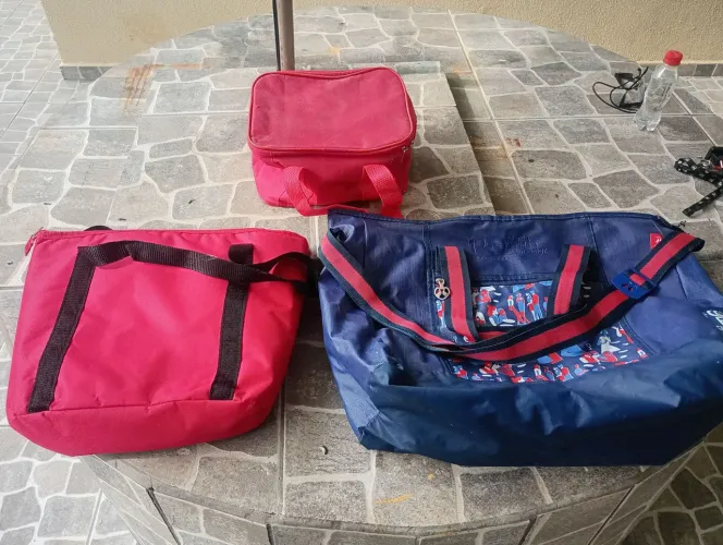 3 bolsa térmica tamanhos diferentes 