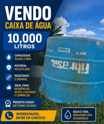 Vendo ( Caixa d'água ) contato *