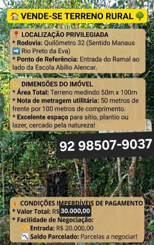 Terreno disponível para venda