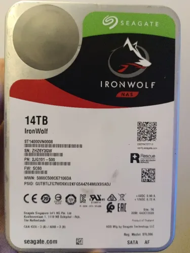 Hd 14tb IronWolf Nas