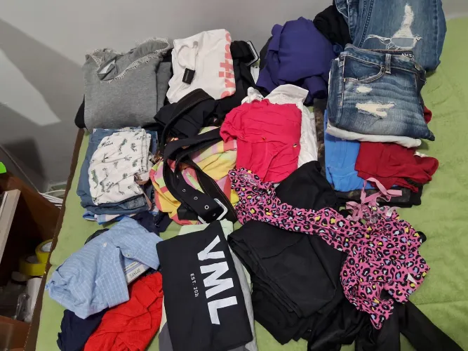 lote de roupas femininas Tam. M (38/40) - 10 a 12 peças por envio | barato para sair hoje
