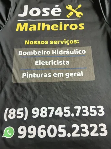 Bombeiro hidráulico e eletricista