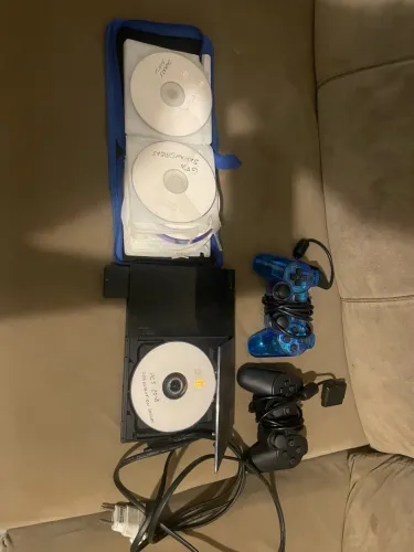 Ps2 perfeito estado + jogos em mídia física