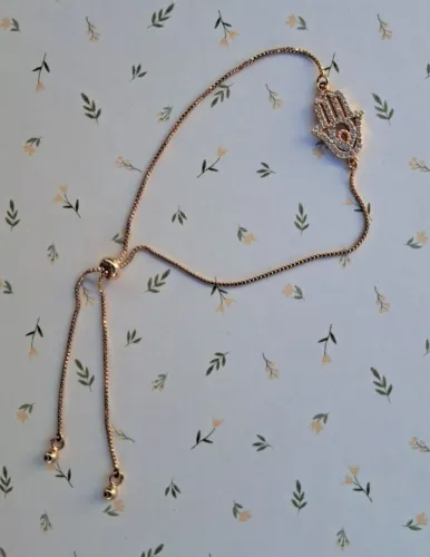 Pulseira semijoia dourado