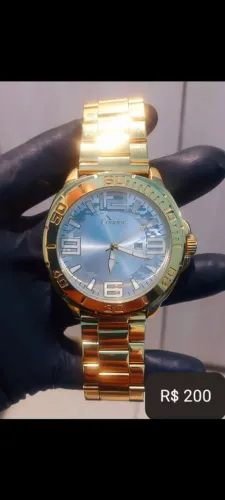 Relogio Condor Grande Dourado 