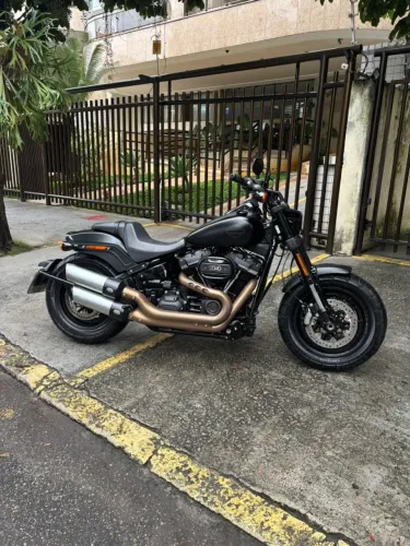 Harley Davidson Fat Bob Motor 114 Preta 2020