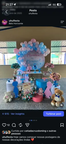 Uhul festa! Decorações