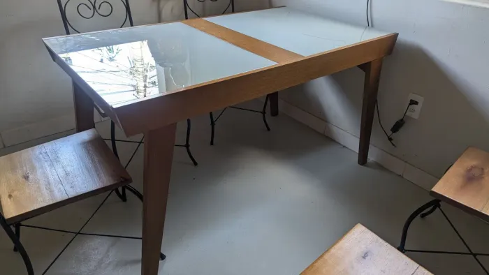 Mesa de cozinha retrátil 6 lugares ou 8