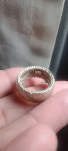 anel tiffany & co. De prata 