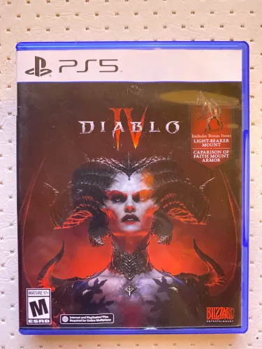 Diablo 4 PS5 Jogo Novissimo + Cavalo