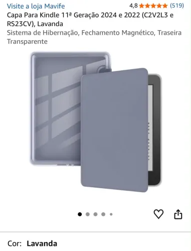 Capa magnética Kindle básico 