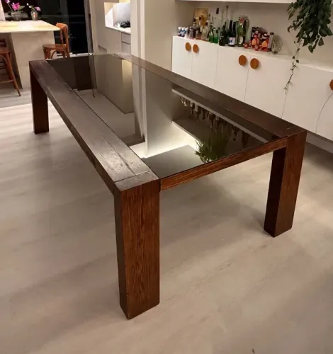 Mesa de Jantar 2,60 por 1,20 8 lugares