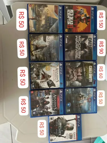 JOGOS PARA PS4 APARTIR DE R$50