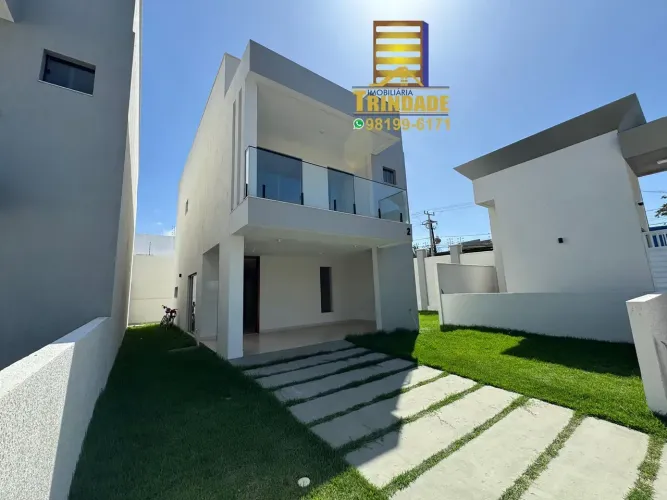 VENDO CASA DUPLEX EM CONDOMÍNIO NO OLHO D AGUA, AO LADO POTIGUAR, PRONTA