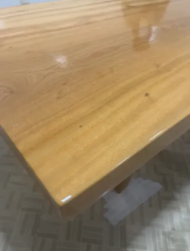 MESA RÚSTICA LAQUEADA